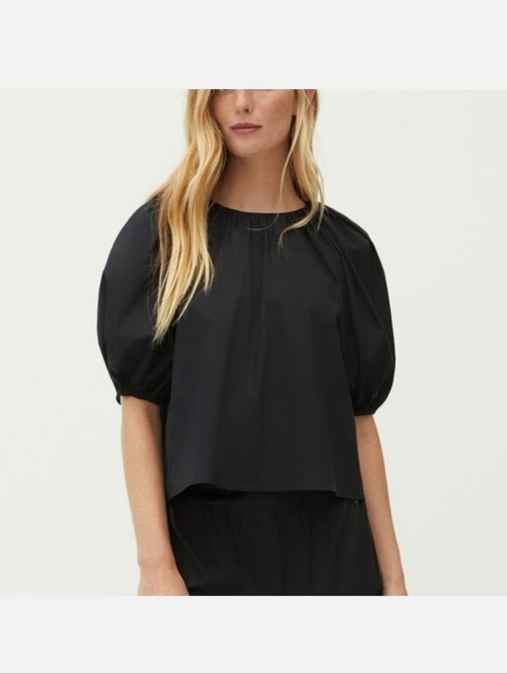 RHODE ROWAN COTTON POPLIN TOP - Picture 2 of 8